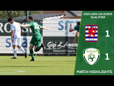 HIGHLIGHTS | Luxembourg U21 1-1 Ireland U21 - 2023 UEFA European Under-21 Championship Qualifier