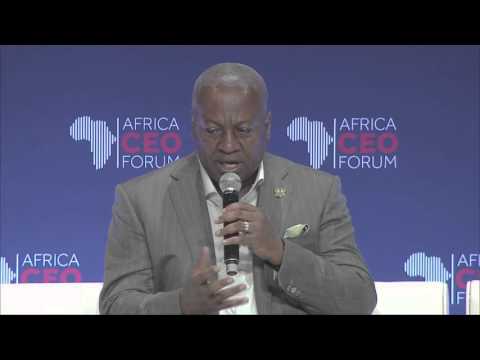Africa Ceo Forum 2016 : Panel présidentiel avec les Présidents Alassane Ouattara et John Dramani