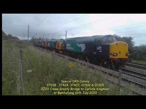 Special DRS Convoy at Bamfurlong 16th July 2020