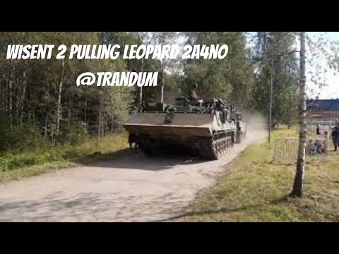 Wisent 2 pulling Leopard 2A4NO @trandum 24.08.2019