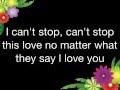 Darin - Can't Stop Love (Lyrics) 