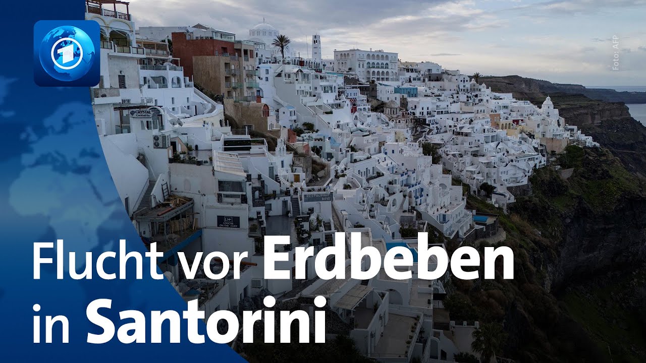 Sorge vor schwerem Erdbeben in Santorini