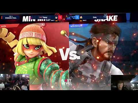 Lost Level Smash 3 - Winners Final Tapsy (Snake) vs Ente (Min Min) Smash Ultimate - SSBU