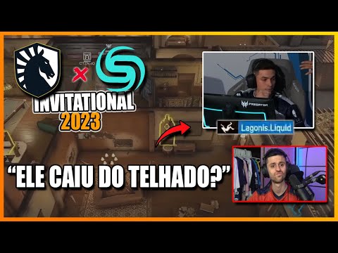 REAÇÃO DO RAZAH AO VER QUE O LAGONIS CAIU DO TELHADO! 🤣🤣 - SIX INVITATIONAL 2023 CLIPS