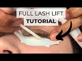 Lash Lift Tint Tutorial For Beginners