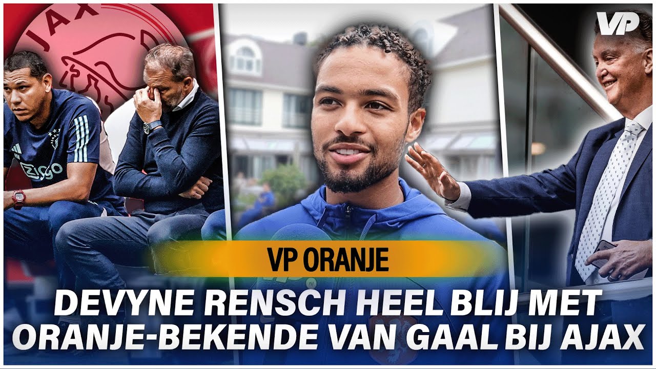 Rensch ontsnapt bij Jong Oranje aan 'k*tsituatie' bij Ajax: 'Heel pijnlijk'