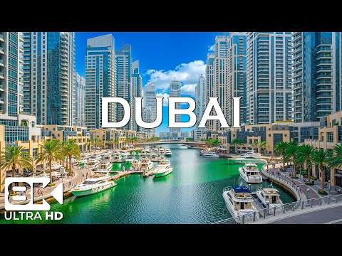 Dubai 8K ULTRA HD - Soft Piano Music With Wonderful Natural Landscapes To Calm Your Mind