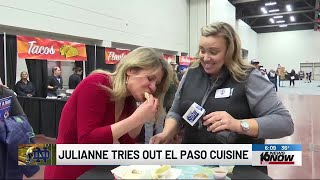 Julianne Pelusi tries out El Paso cuisine
