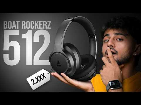 Thumbnail for Boat Rockerz 512 Detailed Review⚡️ Powerful ANC but...