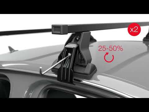 How to Install MENABO OMEGA Roof Rack?|Smooth Roof Rack Carrier| Menabo Cross Bar Menabo Dachträger