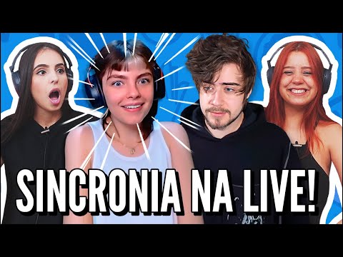 QUANDO TEM UMA SINCRONIA PERFEITA NA LIVE - VIRALIZOU CLIPES (JOVENS REAGEM)