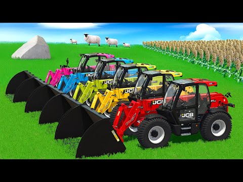 HARVEST CARROTS, LOAD AND TRANSPORT SORGHUM WITH JOHN DEERE TRACTORS - Farming Simulator 25