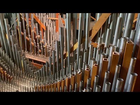 Inside tour of the 1862 Walcker / 1946 Skinner Organ at the  Methuen Memorial Music Hall | Balint K.