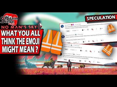 No Man's Sky Safety Vest Emoji - What Does The Community Think It Means ?? - NMS Speculation News