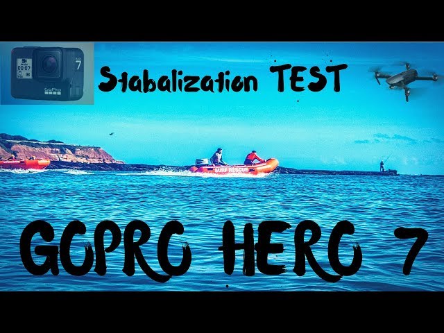 GoPro Hero 7 Black Review Extreme  Stabilisation Test Surf Rescue Boat