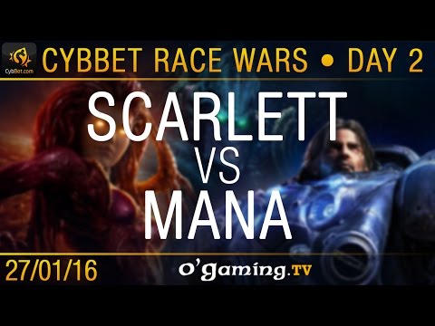 Scarlett vs MaNa - ZvP - CybBet Race Wars - Day 2