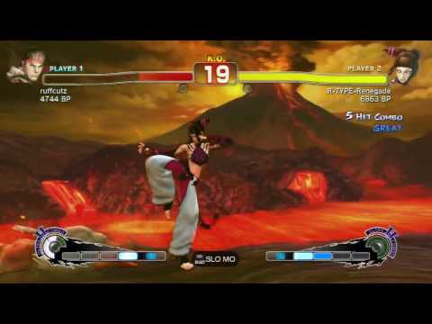 SSF4 Ryu (ruffcutz) vs Juri (R-TYPE-Renegade)