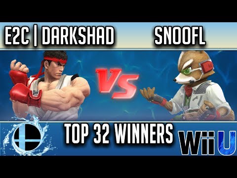 Smash'N'Splash 3 WINNERS TOP 32 QUALIFIERS - E2C Darkshad (Ryu) vs SNooFL (Fox)