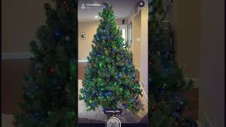 Twinkly Christmas Tree String LED Lights in my Smart Home #twinkly  #smarthome #homeautomation