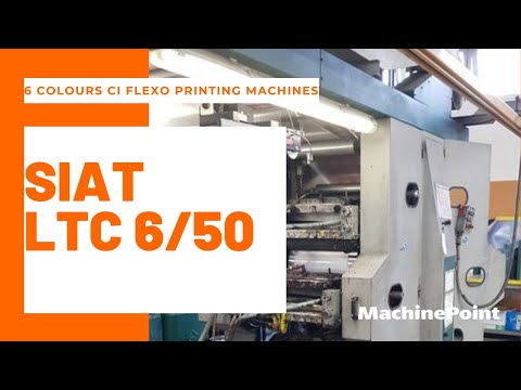 SIAT LTC 6/50 6 Colours CI Flexo Printing Machines | SIAT Machines