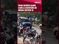 Noida Thar Video Thar Driver Crashes Into Many Vehicles In Noida Sector 16