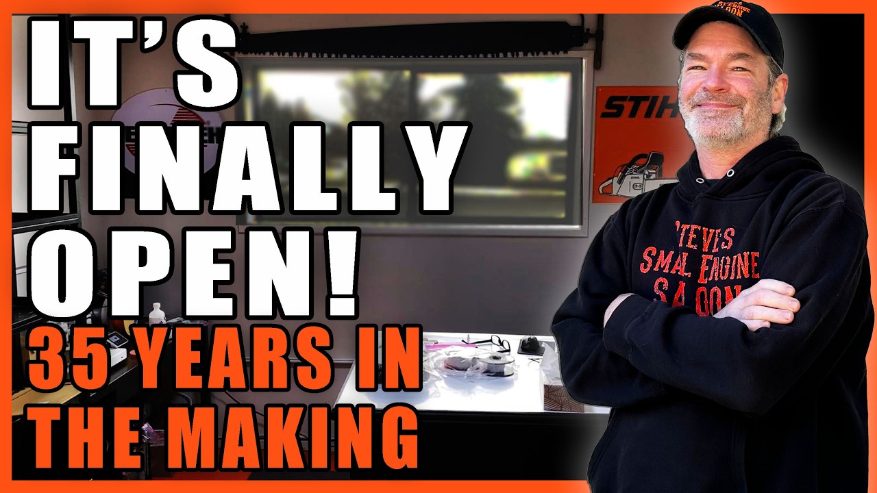 My NEW Small Engine Shop is OPENING!