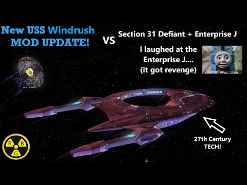 NEW Windrunner Ship UPDATE | WEAPONS TEST | 27th Century Tech | Star Trek Ships | Bridge Commander |