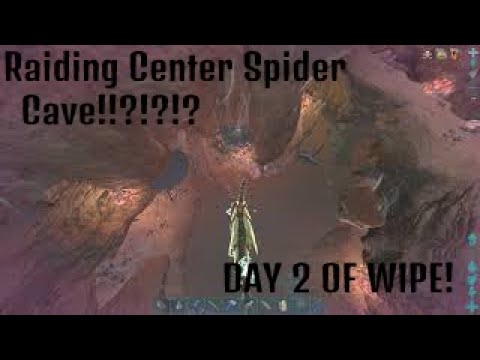 BAG RAIDING center spider cave on DAY 2 of wipe!
