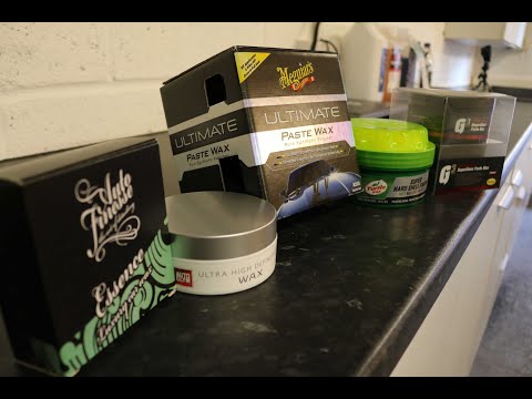 Battle of the Halfords Paste Waxes - The ultimate comparison review