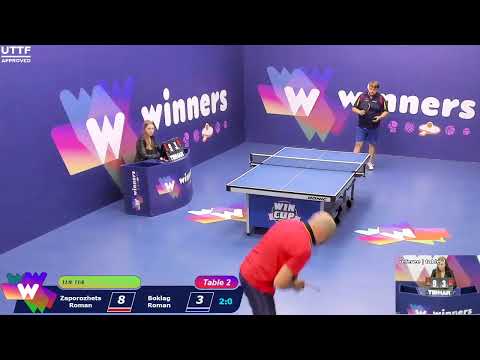 WINners CUP table 2  09.09  Zaporozhets Roman - Boklag Roman 17:00