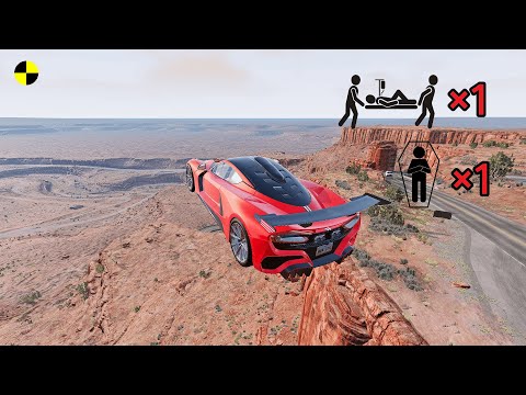Realistic High-Speed Car Crashes in BeamNG.drive #62 | Ultra Detailed Crash Compilation