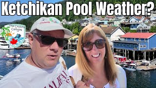 Alaska Heat & Bathrobes at the Pool? - Day 7 Cunard Queen Elizabeth Cruise Vlog