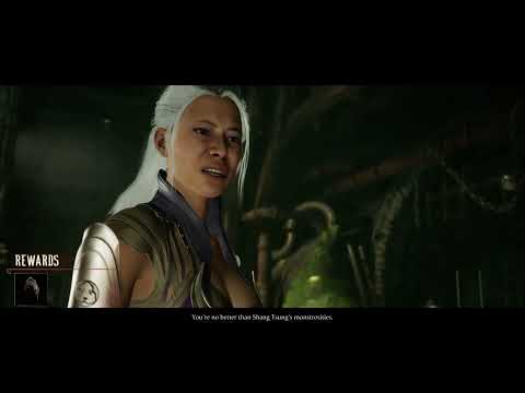 Mortal Kombat 1 - 11. For The Empire: Shao Used Amulet of Shinnok Cutscene: Sindel vs Nitara Fight!