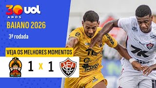 VITÓRIA TEM EXPULSO EM COMEMORAÇÃO, EMPATA COM PORTO E SEGUE SEM VENCER NO BAIANO