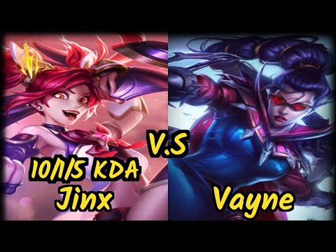 Dudstheboy (JINX) vs VAYNE - 10/1/5 KDA BOTTOM ADC GAMEPLAY - BR Ranked DIAMOND