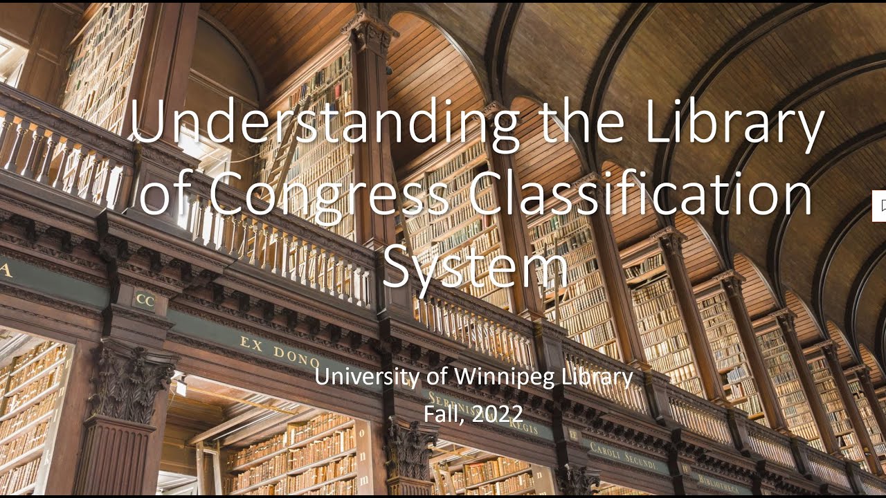 What are two library classifications? Wiki REF