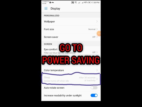 Huawei pra-lx2 sleep screen turns off inactivity problem#huawei#Rcarpiotv