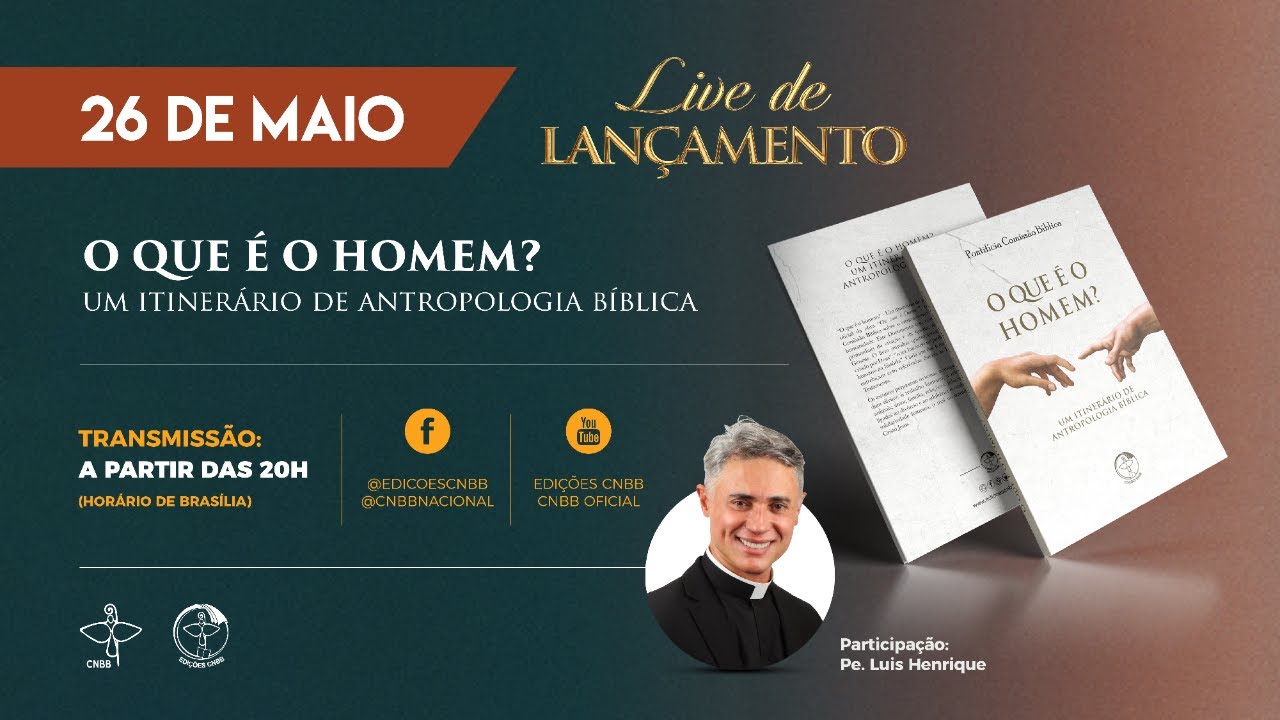 Live de Lançamento | O QUE É O HOMEM - Um Itinerário de Antropologia Bíblica