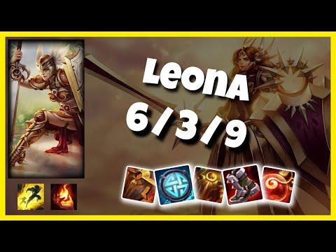 Leona Support 10.24 Challenger Gameplay Replay - S11 (6/3/9) - KOREAN