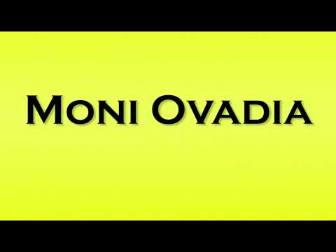Pronunciation of Moni Ovadia