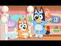 Påskegodter Med Bluey Og Bingo Bluey På Dansk
