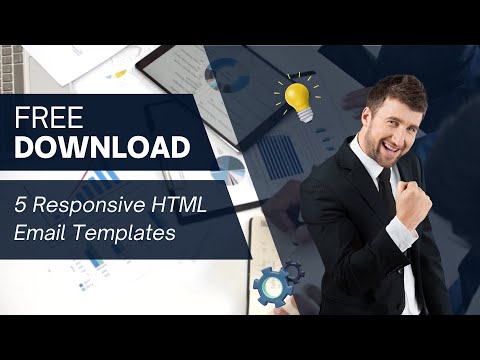 Top 5 Responsive HTML/CSS Email Templates | Order Shipped, Booking & Payment #email  #template