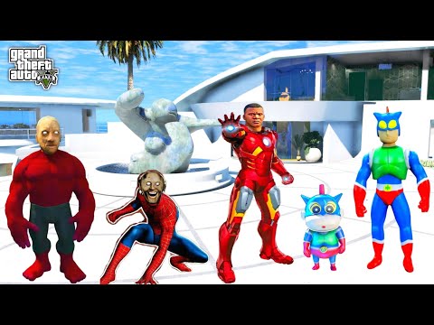 Franklin Playing Avengers Hide And Seek With Friends In GTA 5! | Gta 5 Tamil | CMD Gaming