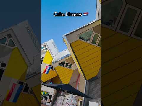 Ever seen houses tilted at 45 degrees? 🏠 Welcome to the Cube Houses!