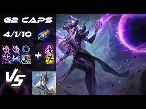 G2 Esports Caps MID Syndra vs Galio - EU Challenger Patch 25.S1.8