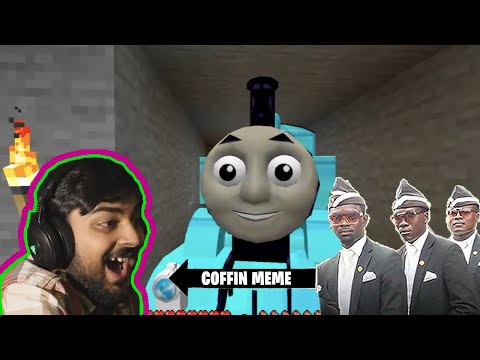 Best of Coffin Meme THOMAS.EXE in Minecraft - Mutahar laugh Edition