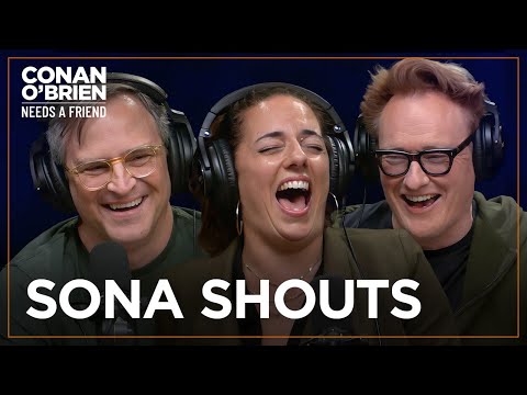 Sona Can’t Help But Yell Into The Mic | Conan O'Brien Needs A Friend