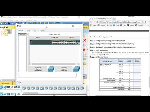 8.1.4.7 Packet Tracer - Subnetting Scenario
