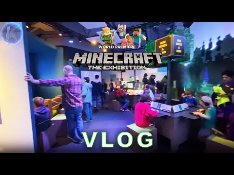 Minecraft The Exhibition at the Museum of Pop Culture Seattle VLOG