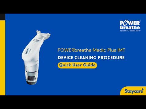 Quick User Guide | POWERbreathe Medic Plus - Device Cleaning Procedure
